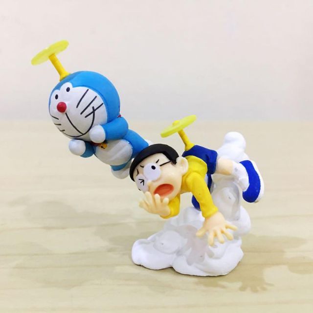 Mô hình Doraemon_Nobita & Doremon( Kaiyodo)