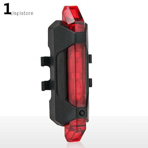 Đèn Báo Hiệu Gắn Đuôi Xe Đạp 5 Bóng Led Có Cổng Sạc Usb