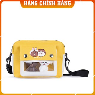 [Loại 1 Tốt Nhất] Túi đeo chéo nữ hình Thỏ Cony và Gấu Brown siêu cute dễ thương