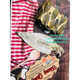 Combo đồ khô (mực, cá chỉ vàng, cá bò) chất lượng