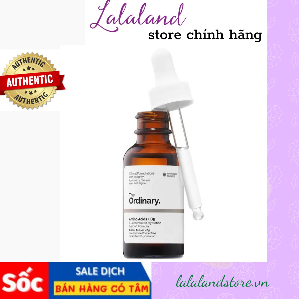 Tinh chất dưỡng trắng cấp ẩm phục hồi da The ordinary Amino Acid + B5 30ml