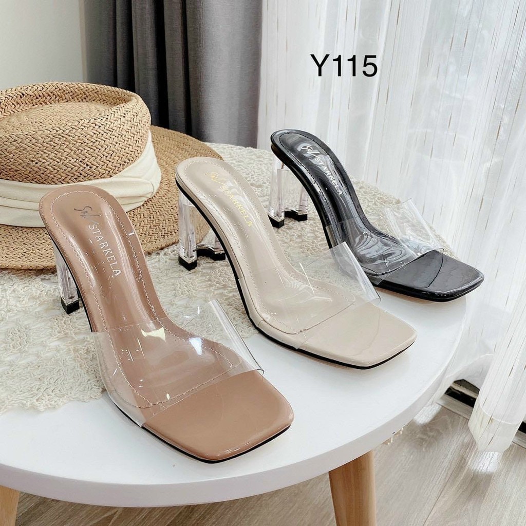 Guốc cao gót quai trong 7p mã M02