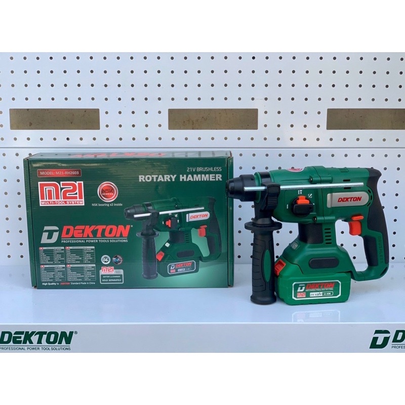 Máy khoan DEKTON 3 chức năng  M21-RH2603 sử dụng chân pin Makita
