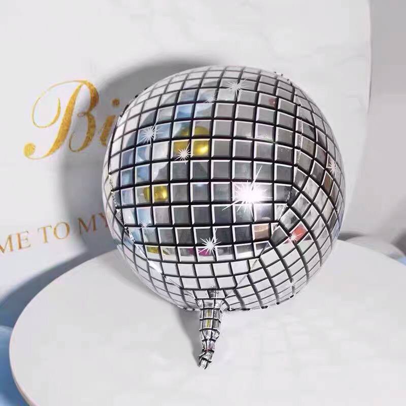 Bóng bay 4D 24” inch  bong bóng disco 55cm trang trí sinh nhật sự kiện