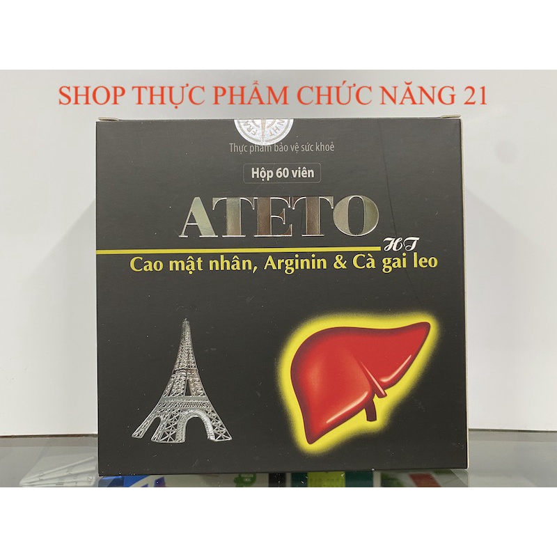 ATETO HT – Tăng cường chức năng gan, giải độc gan, bảo vệ gan.