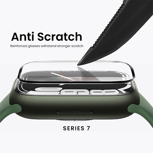 Dán màn hình cường lực chống va đập Zeelot Apple Watch 41/45mm - Hàng chính hãng