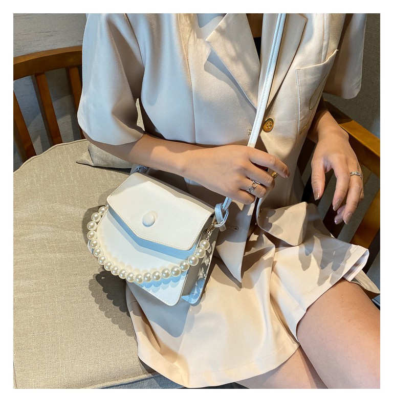 [Mã WAMT2405 giảm 10K đơn 0K] Túi xách nữ, túi đeo chéo quai ngọc nhân tạo ,88store -TX0004) | BigBuy360 - bigbuy360.vn