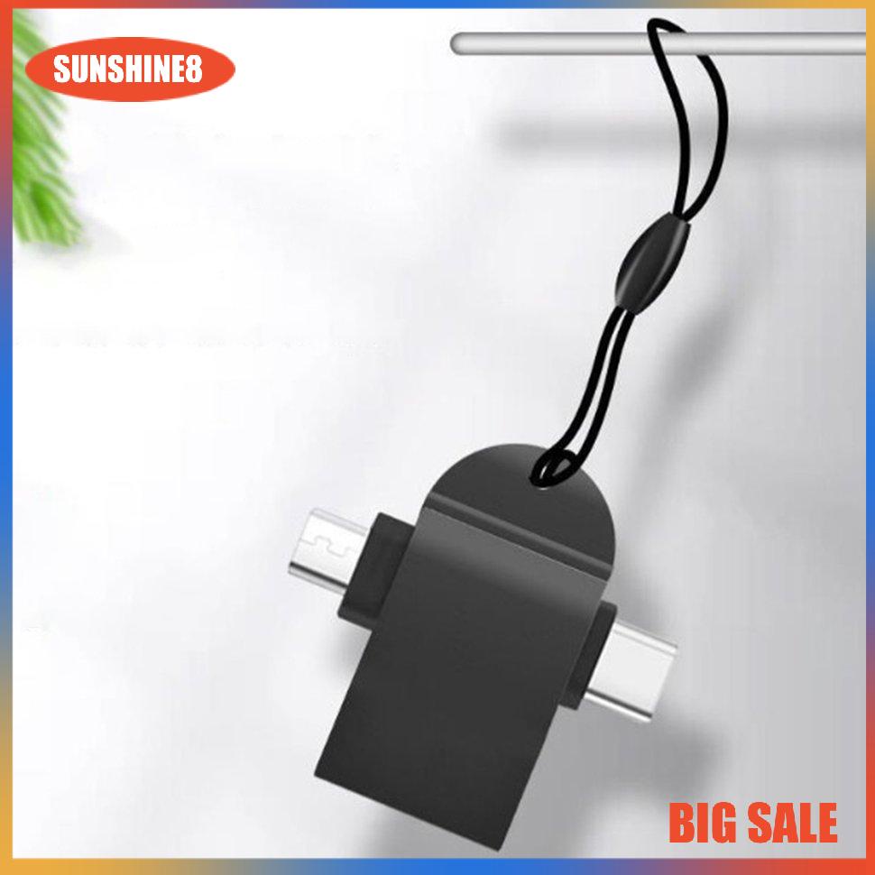 Đầu chuyển đổi USB 3.0 sang Micro USB và Type-C 2 trong 1