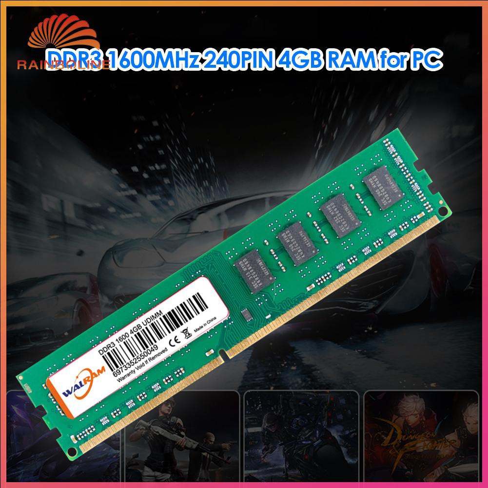 Bảng Mạch Lưu Trữ 240 Pin 4gb Ddr3 Ddriii 1600mhz Cho Máy Tính Bàn | BigBuy360 - bigbuy360.vn