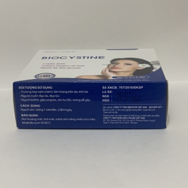 BIOCYSTINE - VIÊN UỐNG GIẢM NÁM ĐẸP DA ĐẸP TÓC | BigBuy360 - bigbuy360.vn