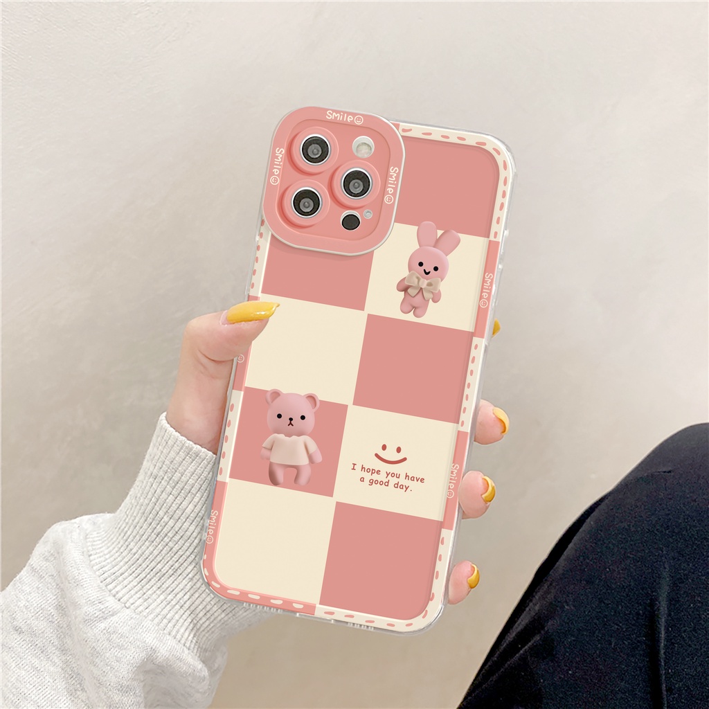Ốp lưng iphone Hope Smile bóng trong cạnh vuông 6/6plus/6s/6splus/7/7plus/8/8plus/x/xs/11/12/13/14/pro/max/promax/plus