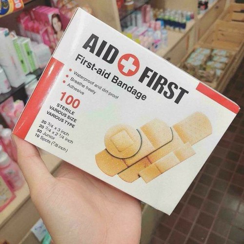 HỘP 100 MIẾNG BĂNG URGO AID FIRST ( TỔNG KHO ĐÈN NHÁY )