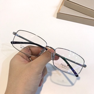 Kính nam peter son mắt vuông titanium cao cấp - ps2696