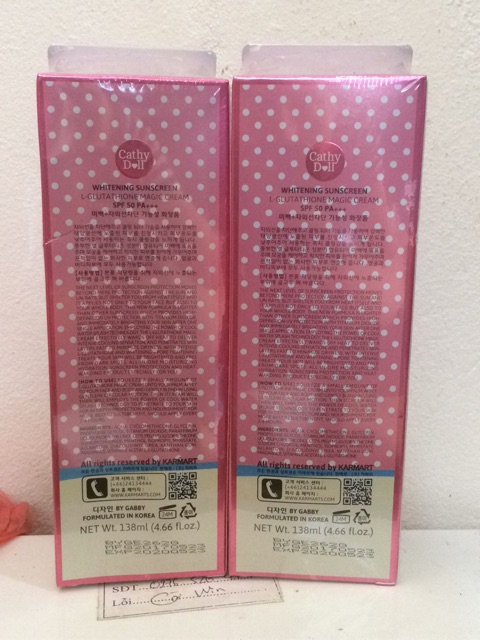 Kem chống nắng cathy doll 138ml Thái Lan | BigBuy360 - bigbuy360.vn