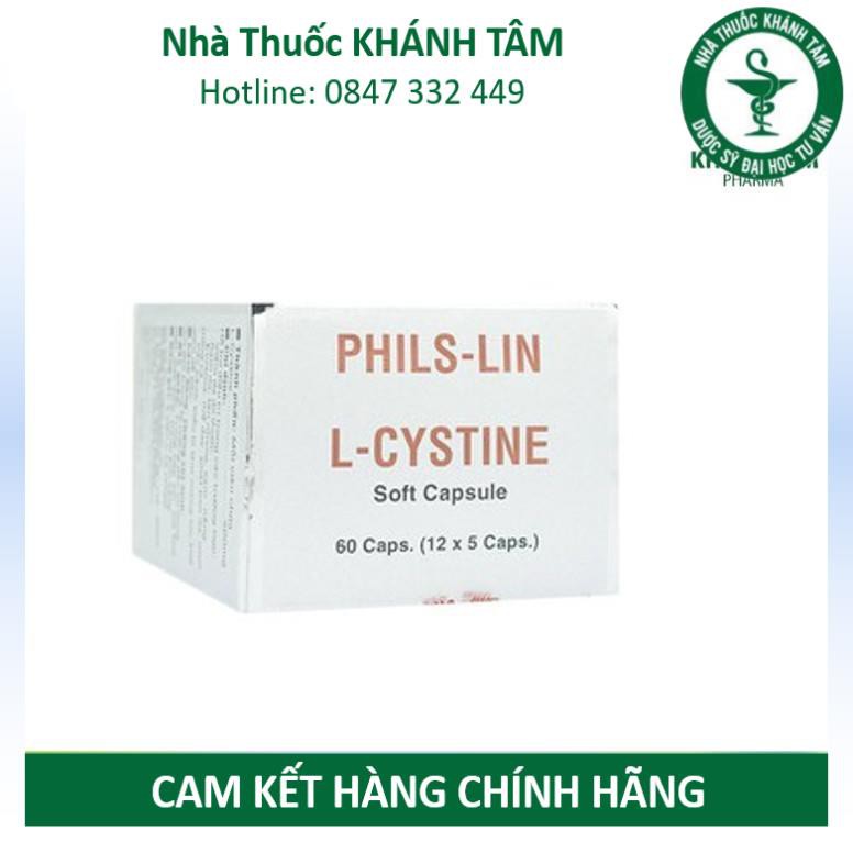 Phils-Lin L-CYSTINE [Hộp 60 viên] - [l - cystin, l-cystin - phil inter pharma] _Khánh Tâm ! ! | BigBuy360 - bigbuy360.vn