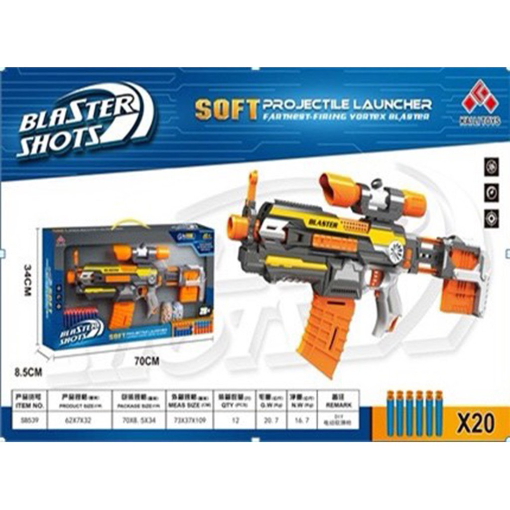 Đồ chơi neft phóng thanh xốp mút kính – Blaster SB539