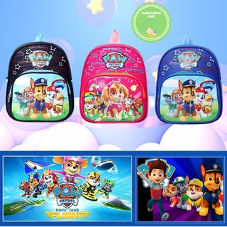 Ba lô đi học mẫu giáo mầm non,  balo đội chó cứu hộ Paw Patrol cho bé trai bé gái siêu nhẹ 2 ngăn Xuân Cường Kids