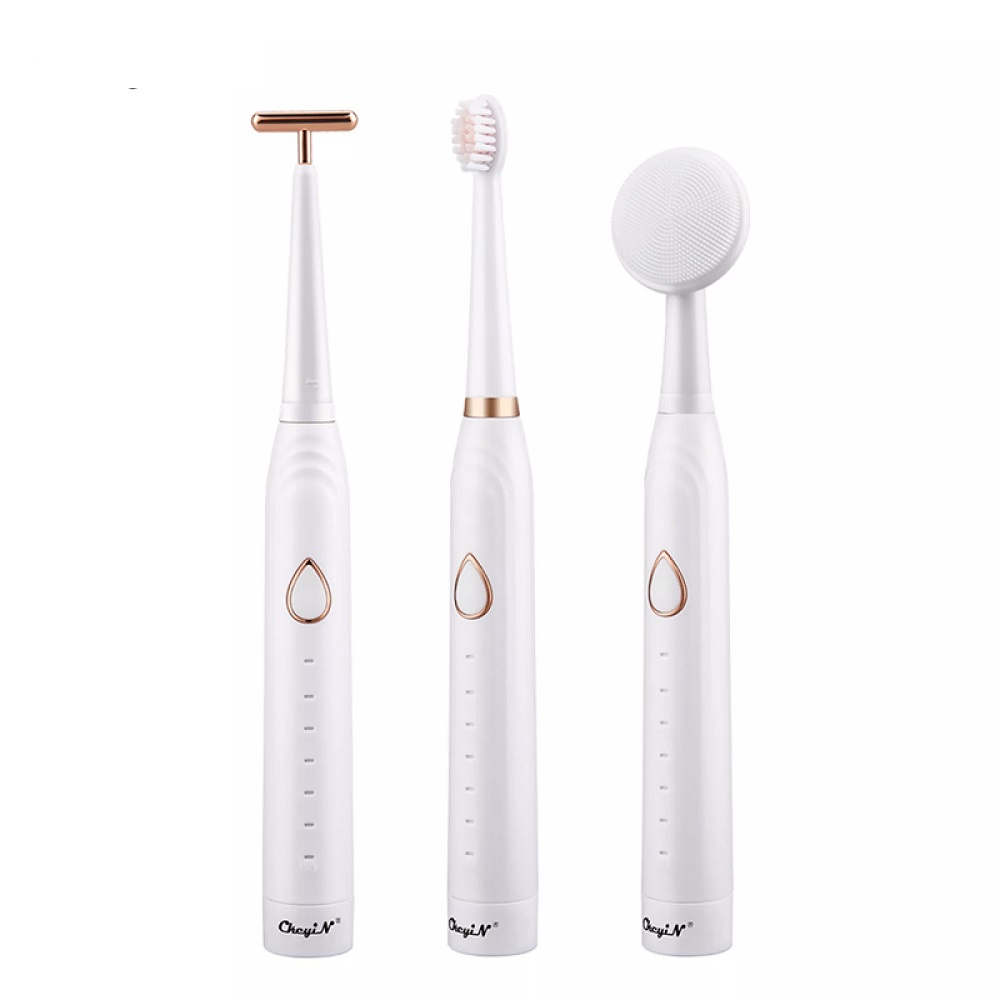 Bàn Chải Đánh Răng Điện 3 Trong 1 Làm Trắng Với Kỹ Thuật Sóng Siêu Âm