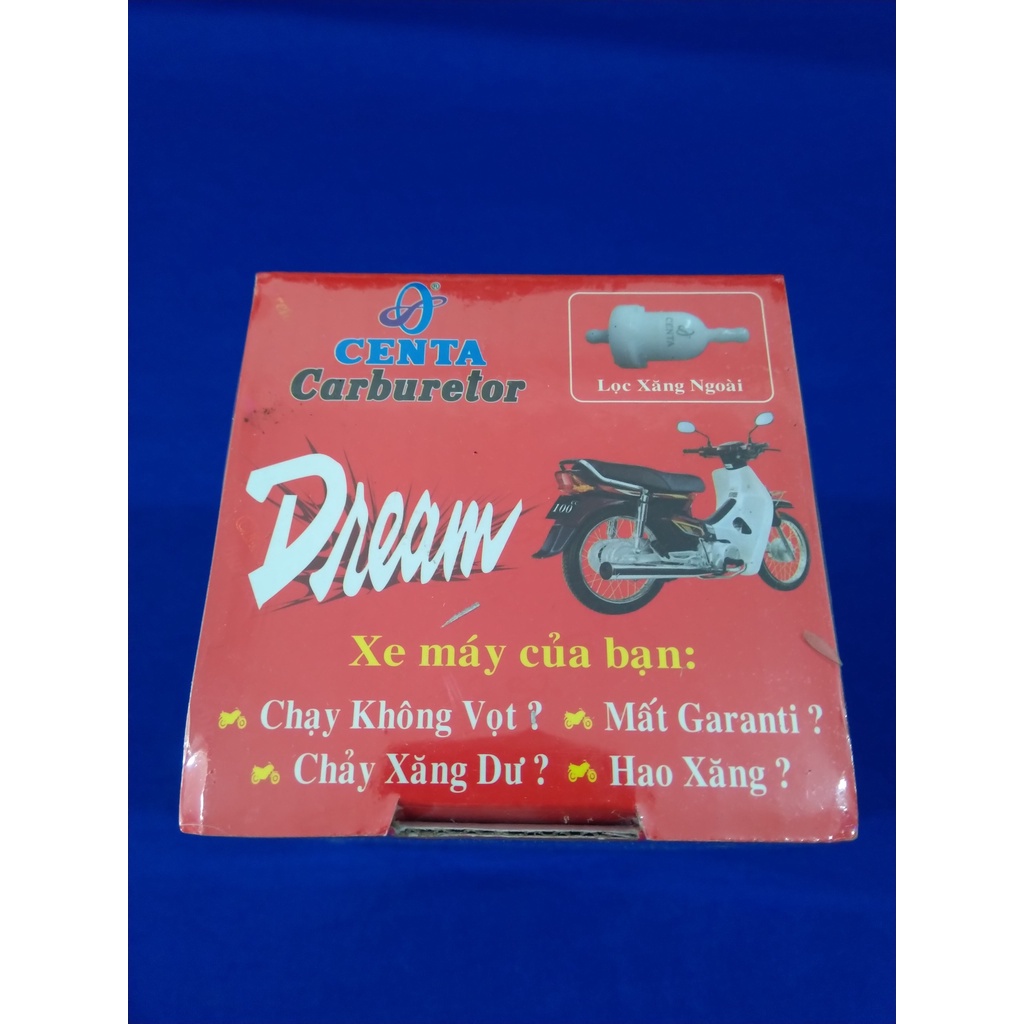 Bình xăng con Dream, Wave 100cc Centa loại 1 Thành Đạt mẫu mới New