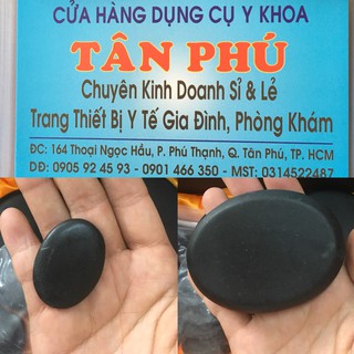 Combo đá nóng massage (10 viên đá oval 6x8 + 30 viên đá oval 2x3)