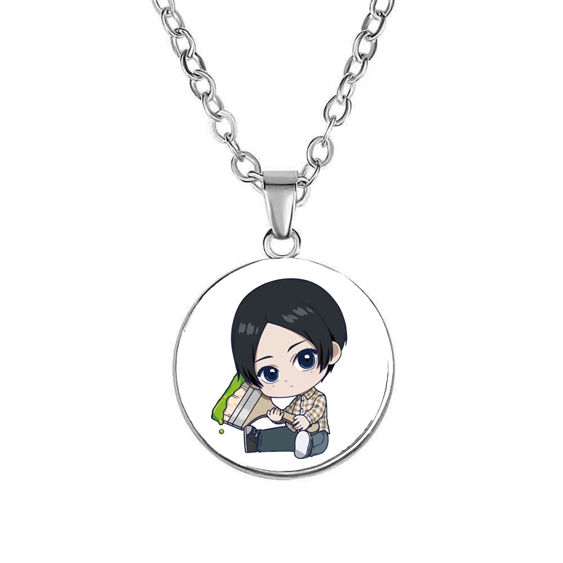 Vòng cổ in hình nhân vật BLUE PERIOD  anime chibi xinh xắn quà tặng độc đáo