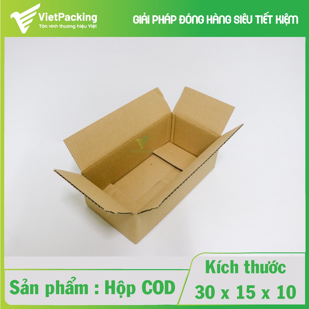 30x15x10 - 20 hộp carton giao hàng giấy đẹp bền V169