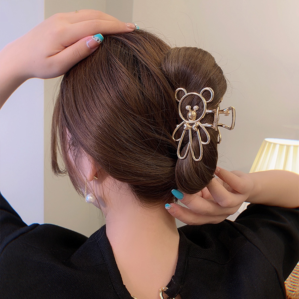 [Hàng mới về] Kẹp Tóc Dạng Hàm Cá Mập Kích Thước Lớn Thời Trang Mùa Hè Cho Nữ