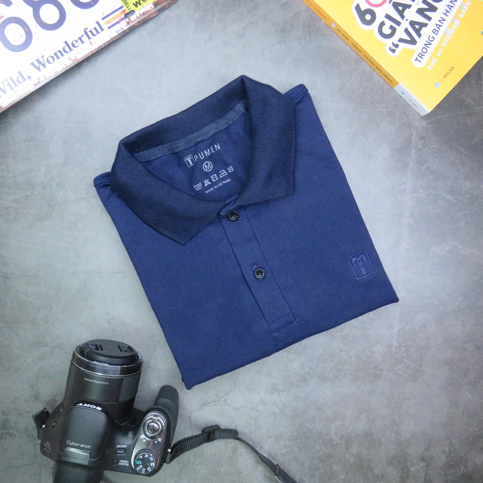 Áo Polo Nam màu Xanh Navy (tím than) siêu đẹp MỀM MỊN MÁT | BigBuy360 - bigbuy360.vn