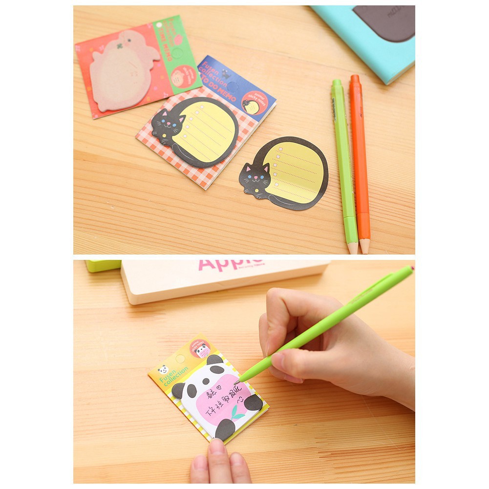Giấy Nhớ Giấy Ghi Nhớ Giấy Ghi Chú Giấy Note Động Vật Dễ Thương Siêu Cute