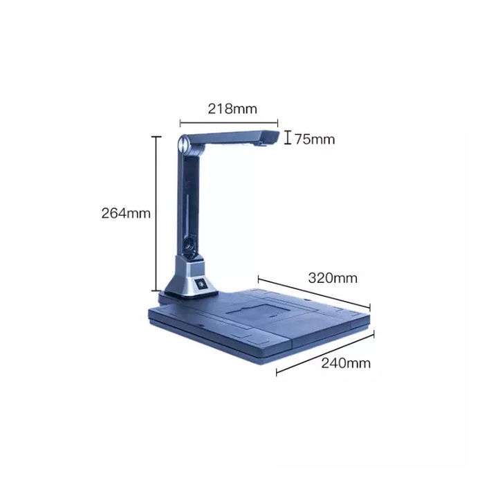 Máy Scan Màu Di Động Thông Minh Scan Tài Liệu A4/A5/A6/A7 K1000D 10 Mega Pixel