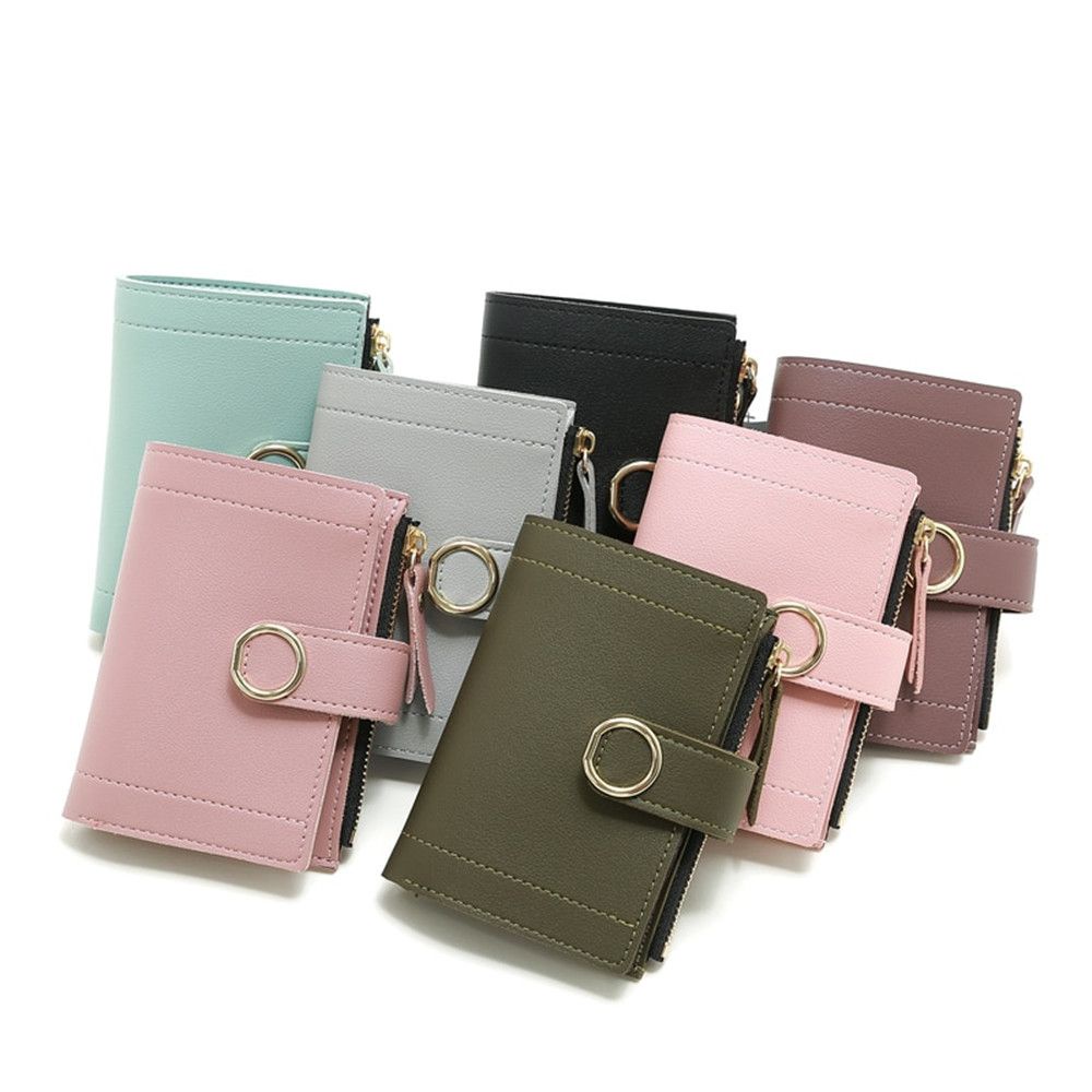 Ví da PU cầm tay có khóa kéo MIHAN1 thời trang cho nữ