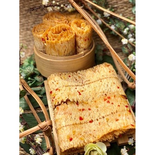 Mực cán tẩm gia vị cay, loại 1, kèm tưởng ớt, hủ pet 300gr, chill food