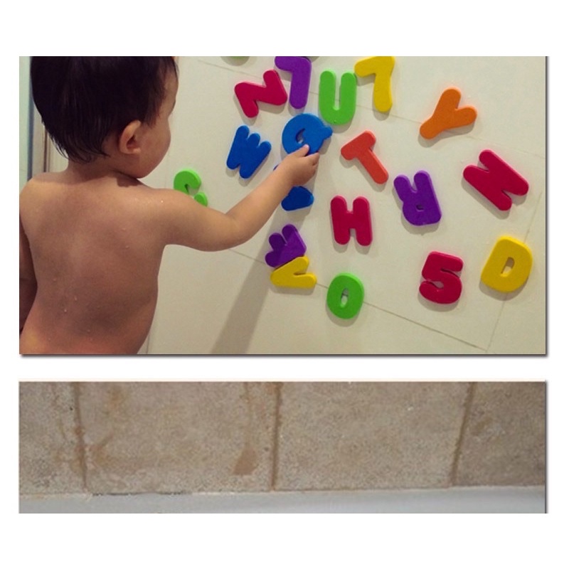 Bộ 26 chữ cái và 10 số MUNCHKIN Bằng Xốp đồ chơi giáo dục cho bé