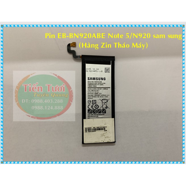 Pin EB-BN920ABE Note 5 N920 Samsung
