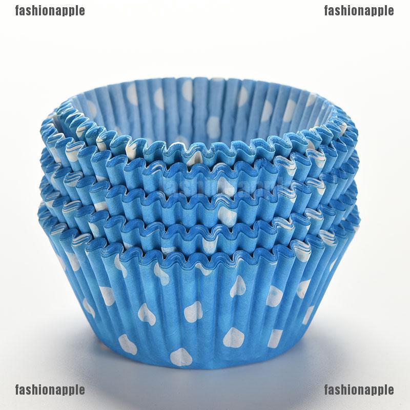 Set 100 CốC GiấY ĐựNg BáNh Cupcake NhiềU MàU SắC