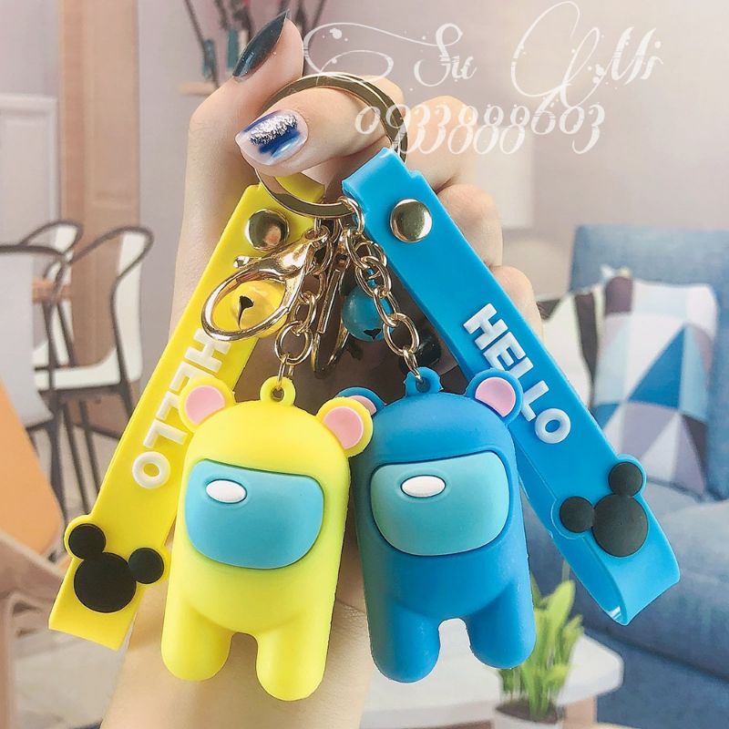 Móc khóa a mong us siêu dễ thương