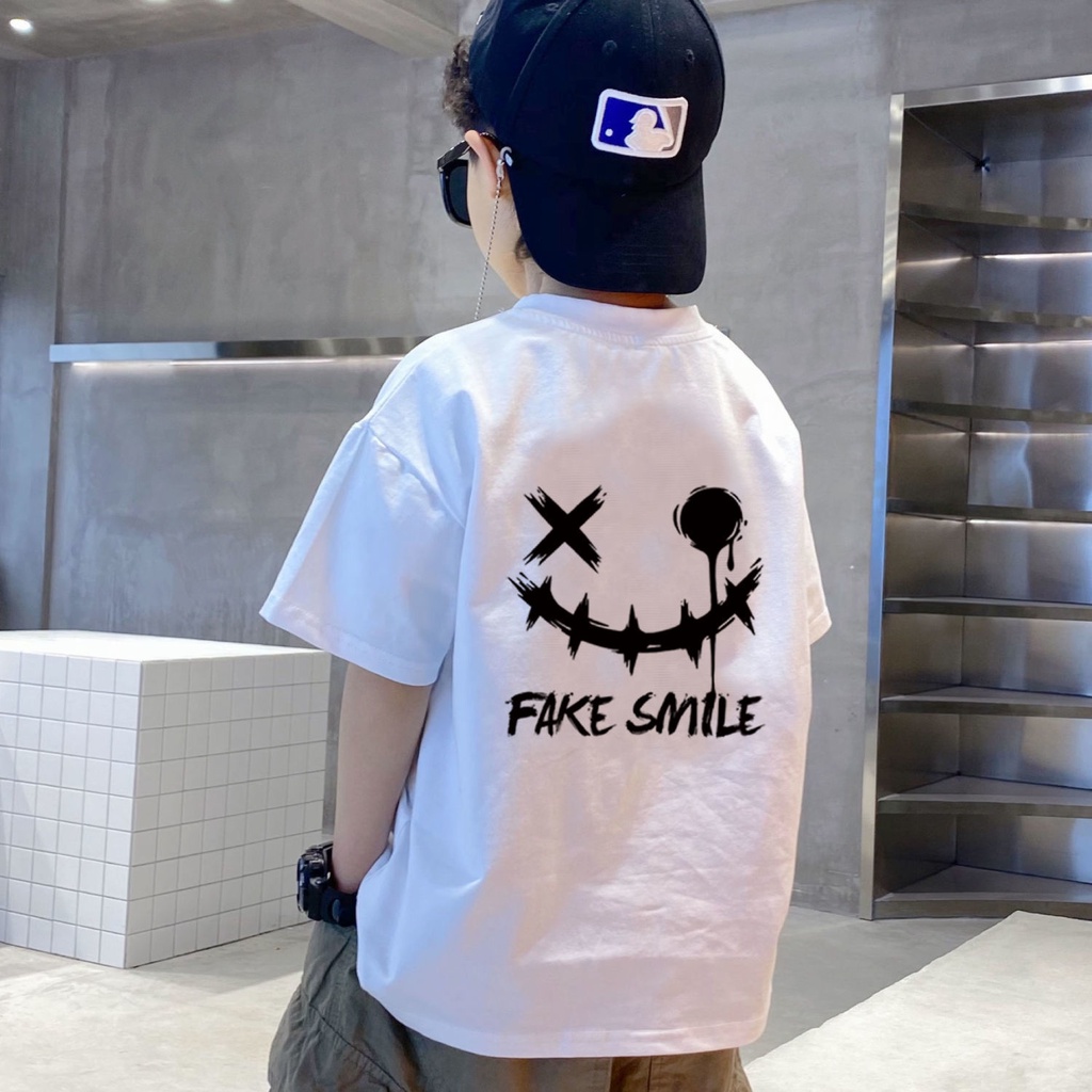 Áo Thun Cotton Tay Ngắn Dáng Rộng Thời Trang Mới Dành Cho Bé Trai