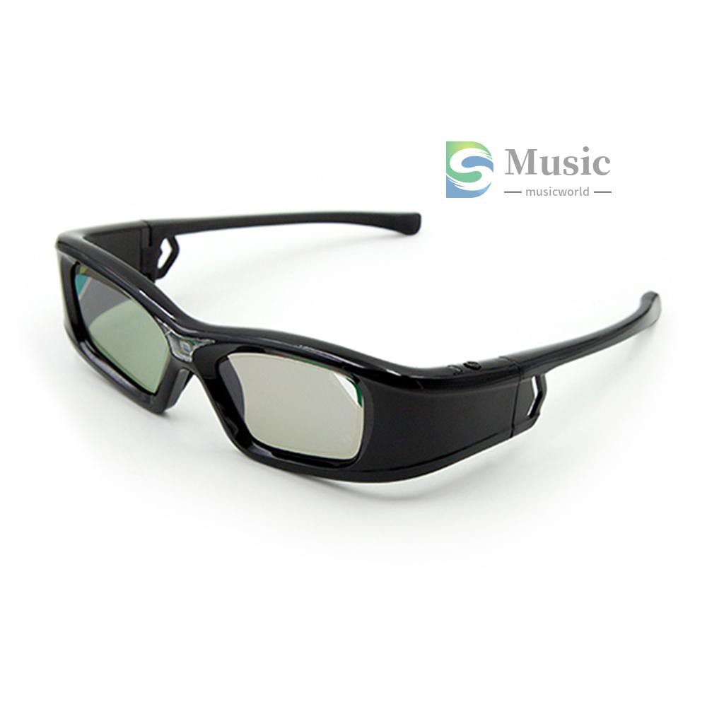 〖MUSIC〗GL410 3D Glasses for Projector Full HD Active DLP Link for Optama Acer BenQ ViewSonic Sharp Dell DLP Link Projectors