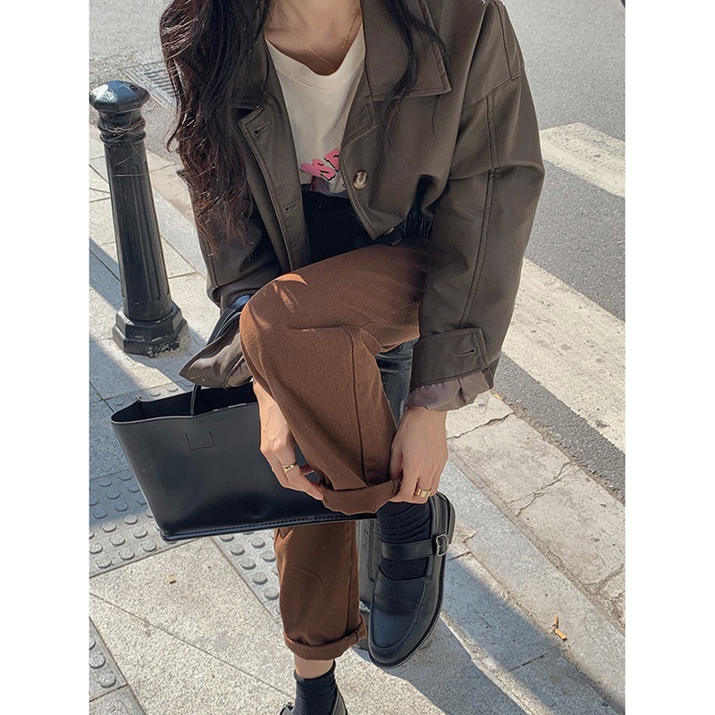 |AK47| Áo khoác da phong cách retro thời thượng