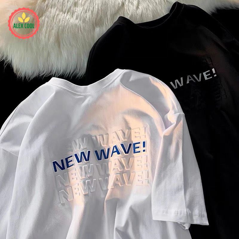 Áo thun nam nữ áo phông nam tay lỡ cổ tròn chất cotton co giãn 4 chiều hình SP-08 ALEX - COOL