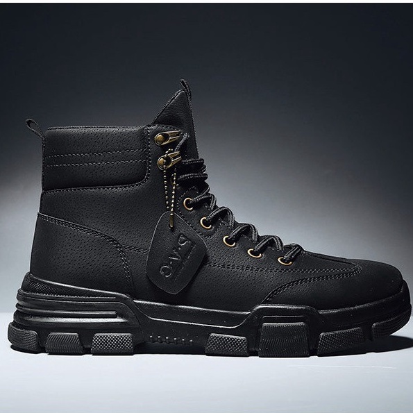 Giày thể thao nam,Giày sneaker nam cổ cao Dáng Hàn Quốc