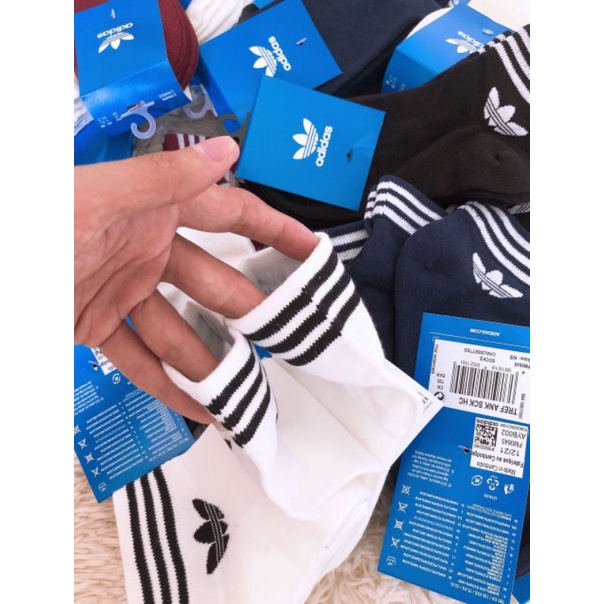 (Hàng auth tuồn) Tất adidas cổ trung/ 1pack=3 đôi