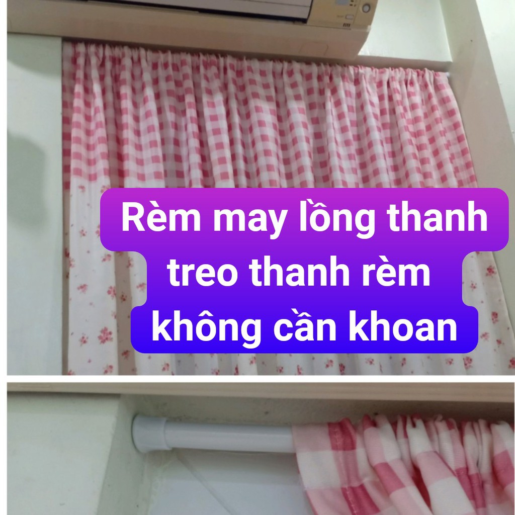 Thanh treo rèm ❤️Thanh treo rèm đa năng không cần khoan có thể điều chỉnh chiều dài