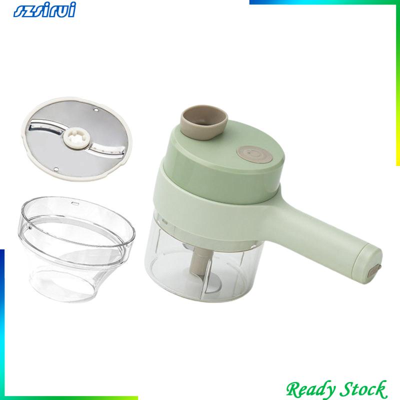 Máy Nghiền Gừng / Tỏi Kèm Sạc USB Tiện Dụng Cho Nhà Bếp