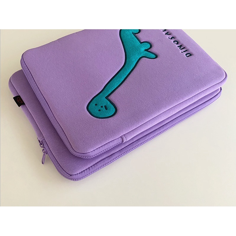 Túi Đựng Laptop Họa Tiết Khủng Long Xinh Xắn Theo Phong Cách Hàn Quốc 15 13.3 13 12 11 10.5 10.2 inch