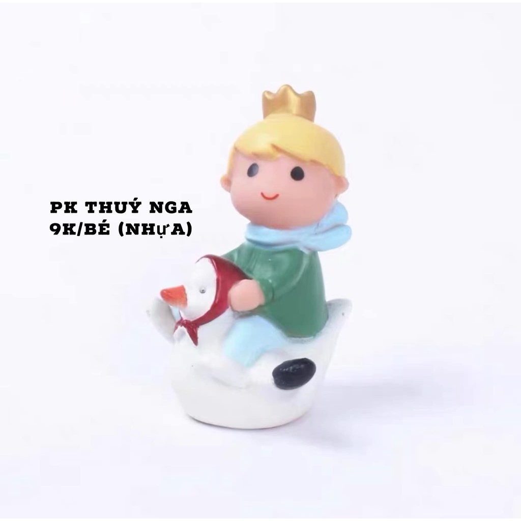 5 Hoàng tử cầm hoa,cưỡi hạc (nhựa)