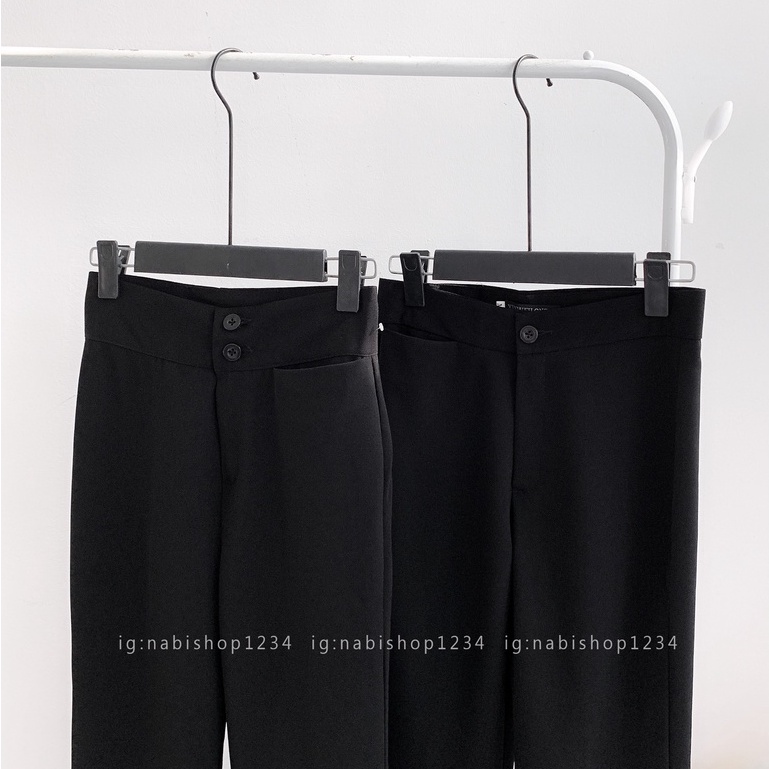 Quần Tây Nữ Ống Loe Lưng Cao Mã 173 - Nabishop1234 (ẢNH THẬT)