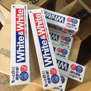 Kem Đánh Răng White And White 150g Nhật Bản mẫu mới