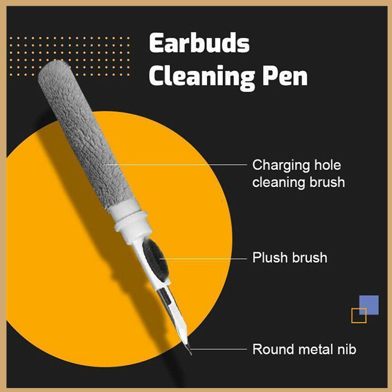 Bộ Dụng Cụ Vệ Sinh Tai Nghe Không Dây Cho i12 Airpods Samsung Android Iphone
