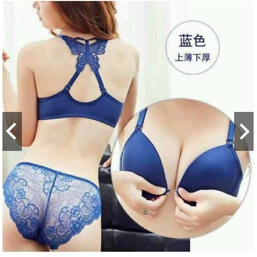 Bộ Đồ Lót Cánh Bướm Sexy Cài Ngực Trước(Ảnh Thật) | BigBuy360 - bigbuy360.vn